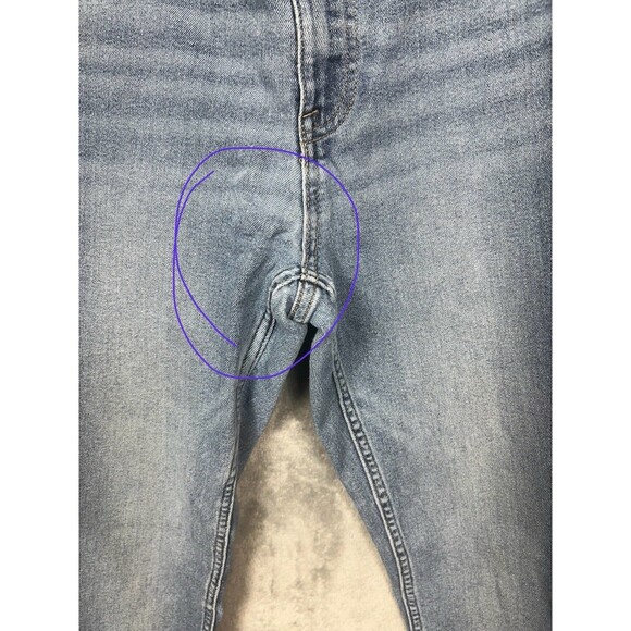 H&M Curvy Fit Ultra High Jeggings Womens Size 8 Blue Denim Stretch Skinny High - Picture 6 of 16